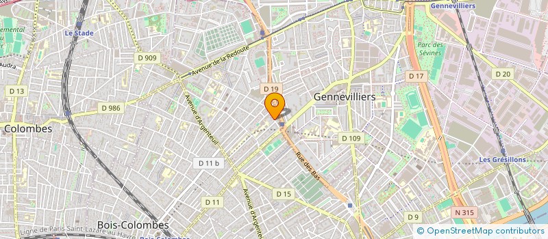 localisation de l'entreprise SJ IMMOBILIER à ASNIERES-SUR-SEINE