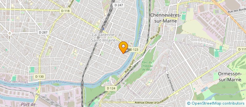 localisation de l'entreprise SJ IMMOBILIERS à SAINT-MAUR-DES-FOSSES