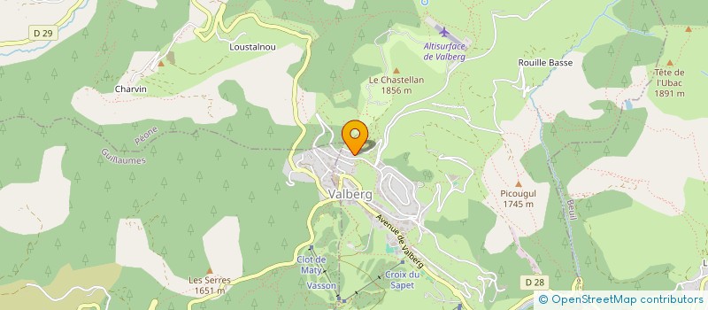 localisation de l'entreprise SJ INVESTISSEMENTS  PEONE