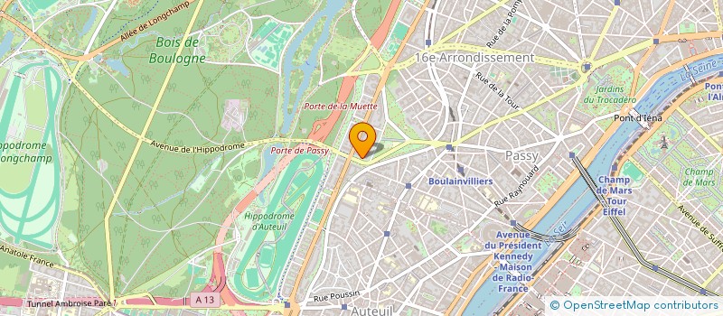 localisation de l'entreprise SJ INVESTMENTS  PARIS