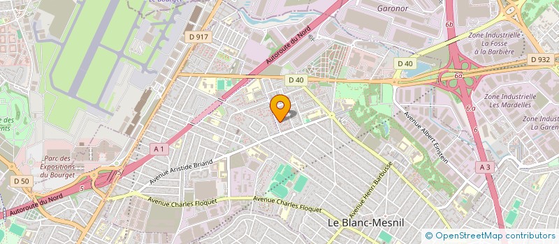 localisation de l'entreprise SJ&J FAMILY à LE BLANC-MESNIL