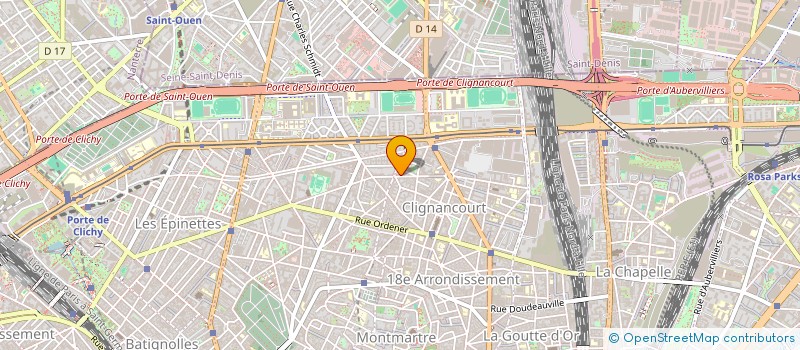 localisation de l'entreprise SJ.K7 SUPER MARCHE  PARIS