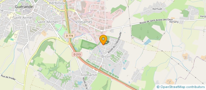 localisation de l'entreprise SJ&MAD  GUERANDE