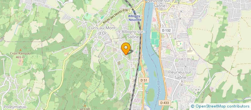 localisation de l'entreprise SJ MAREE à CALUIRE ET CUIRE