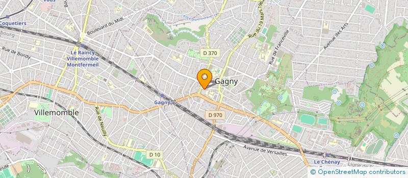 localisation de l'entreprise SJ MARKET à GAGNY