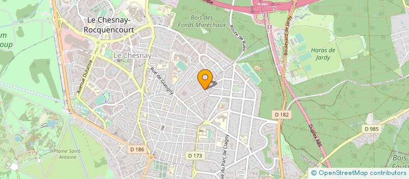 localisation de l'entreprise SJ-MULTISERVICES  LE CHESNAY-ROCQUENCOURT