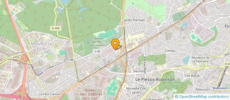localisation de l'entreprise SJ NETTOYAGE à CLAMART