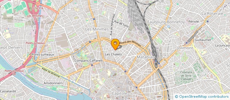 localisation de l'entreprise SJ ORTET  TOULOUSE