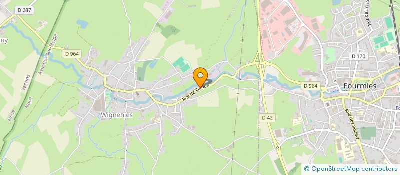 localisation de l'entreprise SJ PIECES AUTO  WIGNEHIES