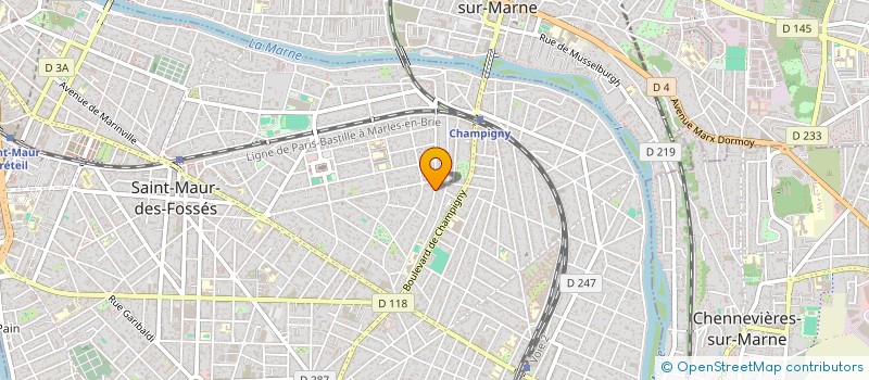 localisation de l'entreprise SJ RENOV à SAINT-MAUR-DES-FOSSES