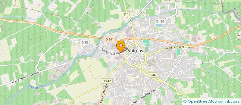 localisation de l'entreprise SJ SOISSONS à VALREAS