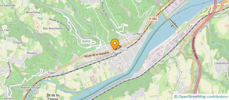 localisation de l'entreprise SJ SOLUTIONS IMMOBILIERES  AMPUIS