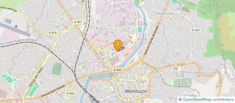 localisation de l'entreprise SJ2000 à MONTLUCON