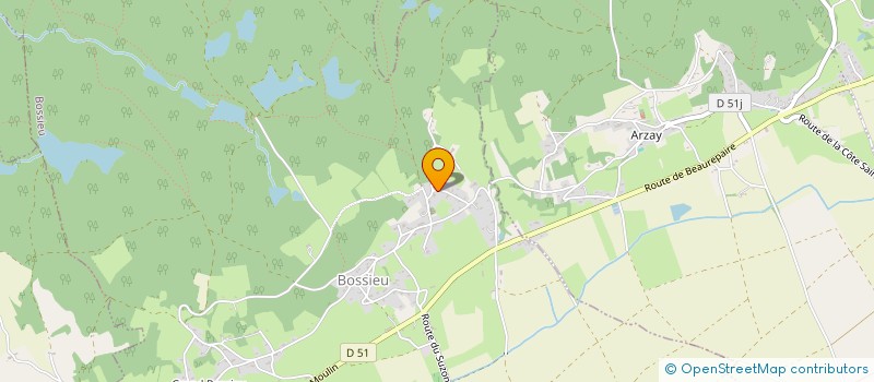 localisation de l'entreprise SJ2A  BOSSIEU