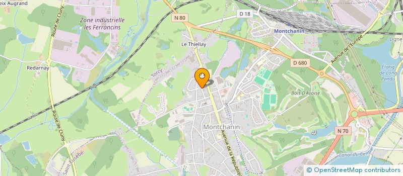 localisation de l'entreprise SJ2A  MONTCHANIN