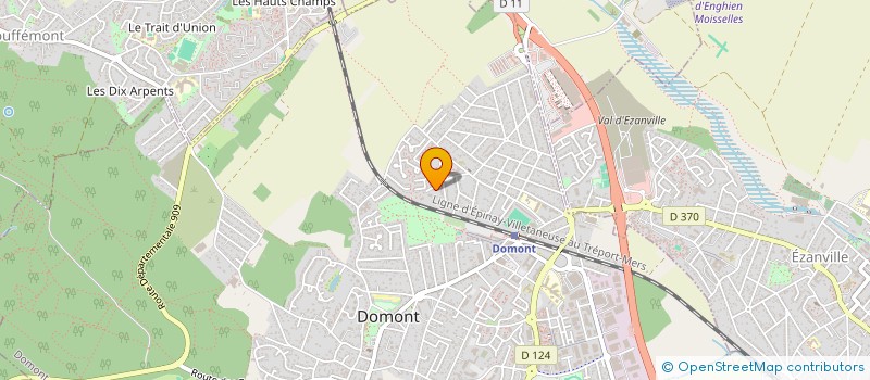 localisation de l'entreprise SJ2B IMMO  DOMONT