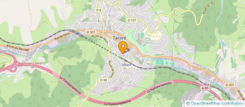 localisation de l'entreprise SJ2D  TARARE