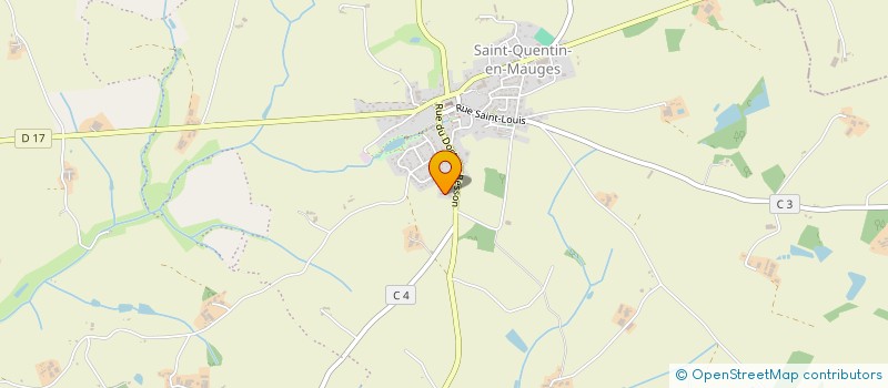 localisation de l'entreprise SJ2F à MONTREVAULT-SUR-EVRE