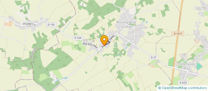 localisation de l'entreprise SJ4  ROCQUENCOURT