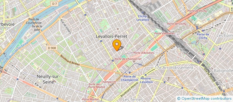 localisation de l'entreprise SJ5 à LEVALLOIS-PERRET