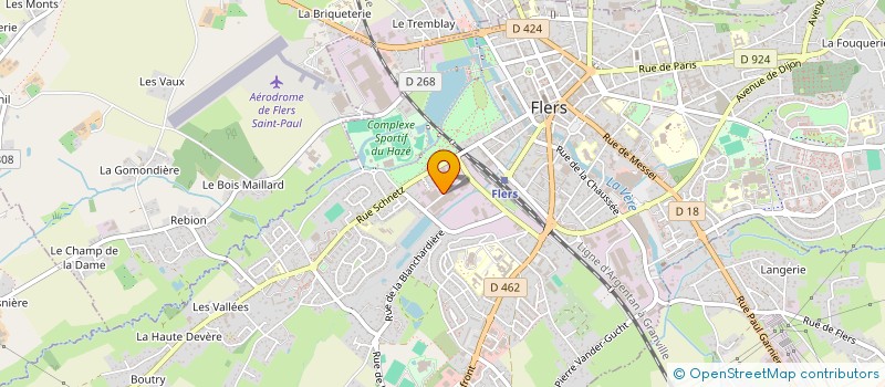 localisation de l'entreprise SJ6 à FLERS