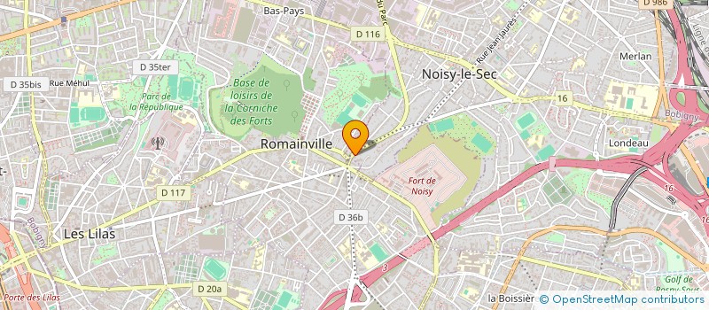 localisation de l'entreprise SJ770 à NOISY-LE-SEC