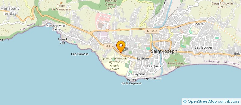 localisation de l'entreprise SJA à SAINT-JOSEPH