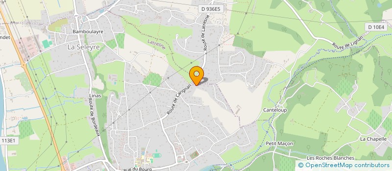 localisation de l'entreprise SJA CONSEIL  LATRESNE