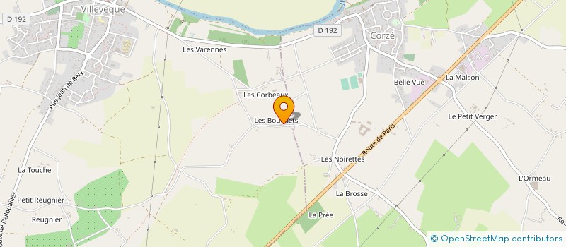 localisation de l'entreprise SJA TP  RIVES-DU-LOIR-EN-ANJOU