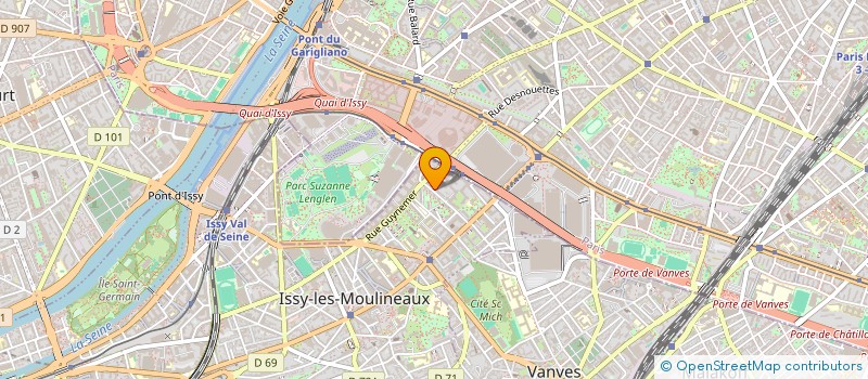 localisation de l'entreprise SJA15 MATTA à ISSY-LES-MOULINEAUX