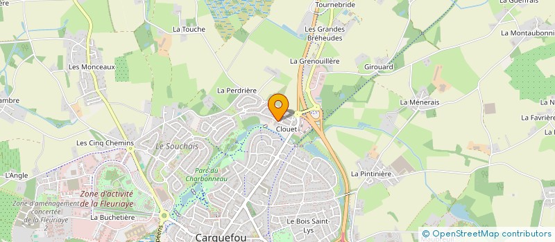 localisation de l'entreprise SJAP  CARQUEFOU