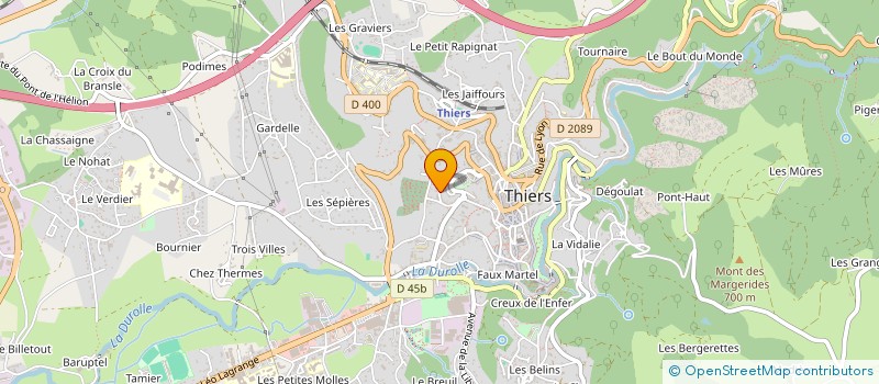 localisation de l'entreprise SJATSEA à THIERS