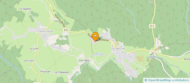 localisation de l'entreprise SJB CAPITAL  LE BESSAT