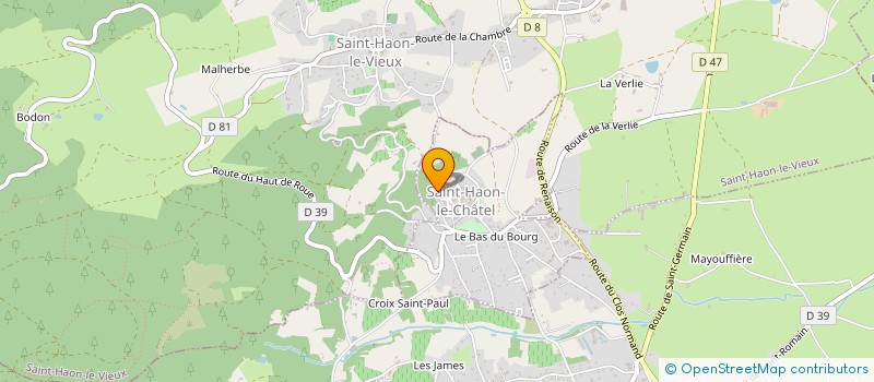 localisation de l'entreprise SJB FAMILY  SAINT-HAON-LE-CHATEL