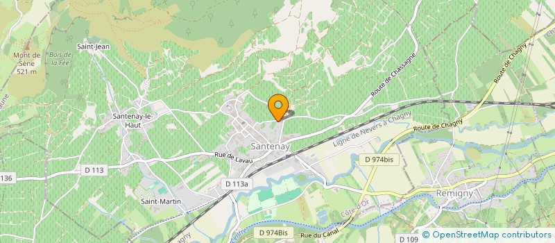 localisation de l'entreprise SJB HOLDING à SANTENAY