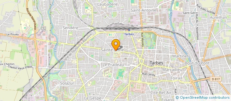 localisation de l'entreprise SJC  TARBES