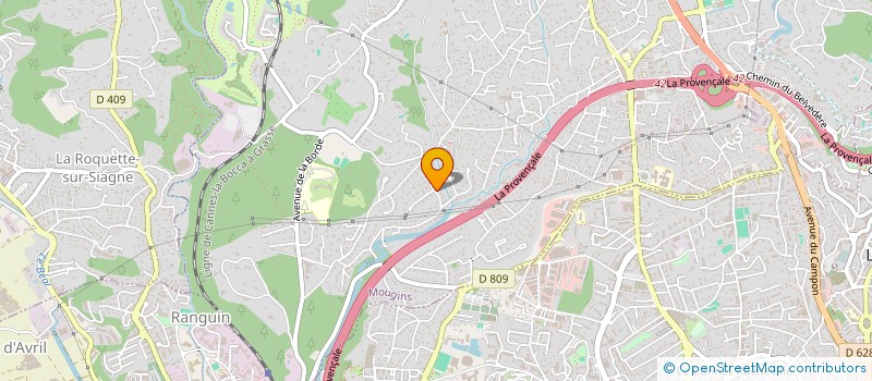 localisation de l'entreprise SJC  MOUGINS