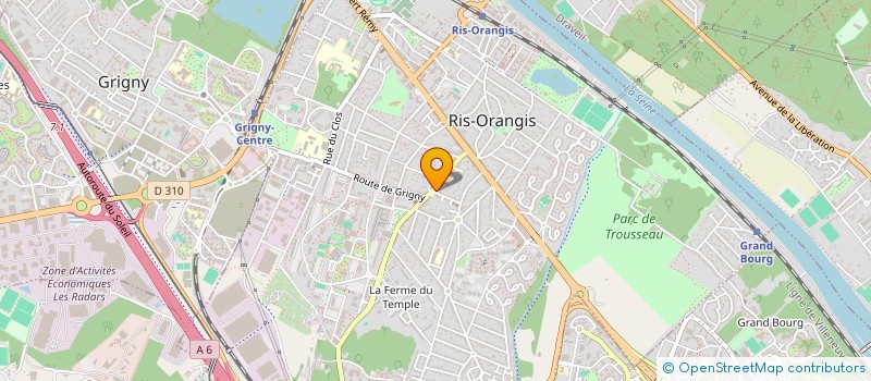 localisation de l'entreprise SJC DEMENAGEMENT à RIS-ORANGIS