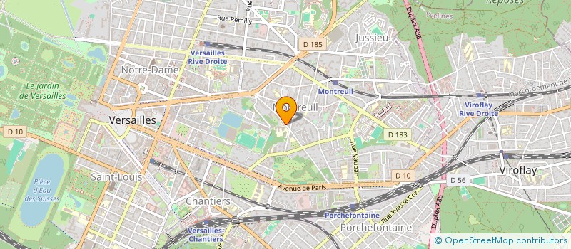 localisation de l'entreprise SJC IMMOBILIER à VERSAILLES