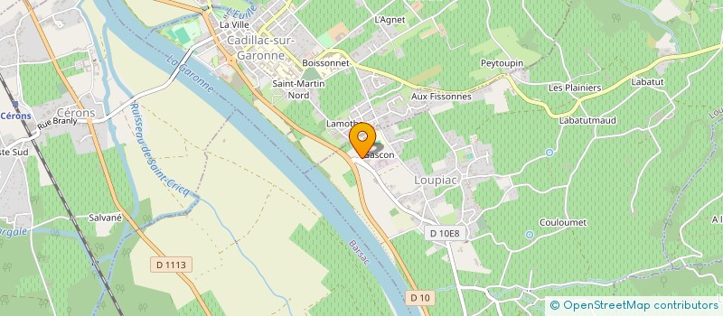 localisation de l'entreprise SJCK 33  LOUPIAC