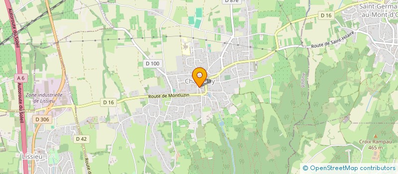 localisation de l'entreprise SJCL JUCYLE à CHASSELAY