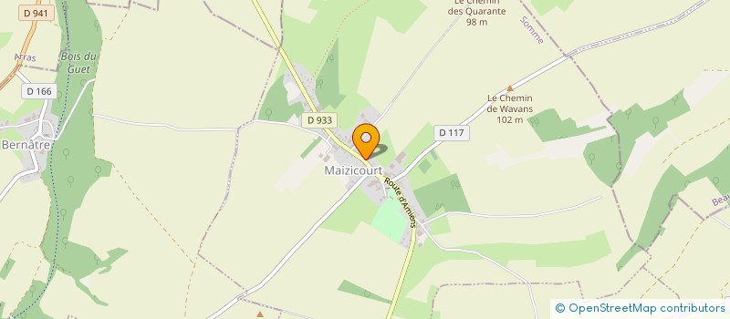 localisation de l'entreprise SJD  MAIZICOURT