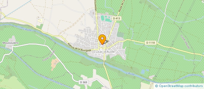 localisation de l'entreprise SJDB  CUXAC-D'AUDE