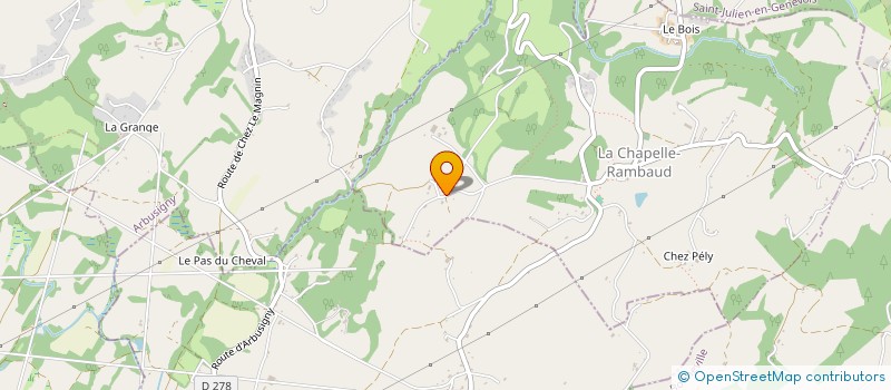 localisation de l'entreprise SJDM  LA CHAPELLE RAMBAUD