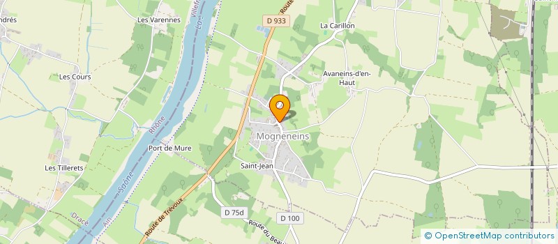 localisation de l'entreprise SJDP à MOGNENEINS