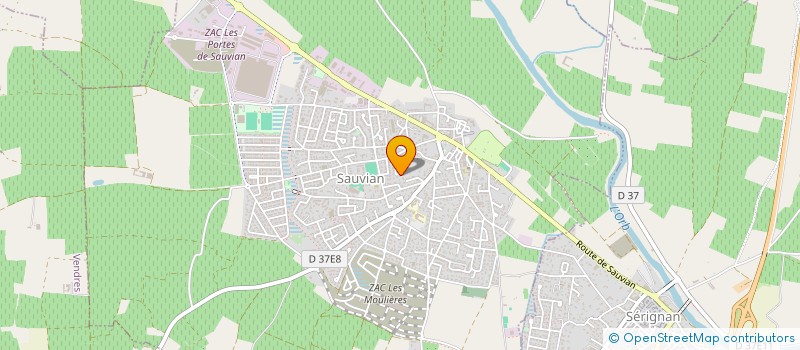 localisation de l'entreprise SJEC RENOV  SAUVIAN