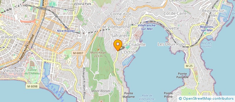 localisation de l'entreprise SJEF à VILLEFRANCHE-SUR-MER