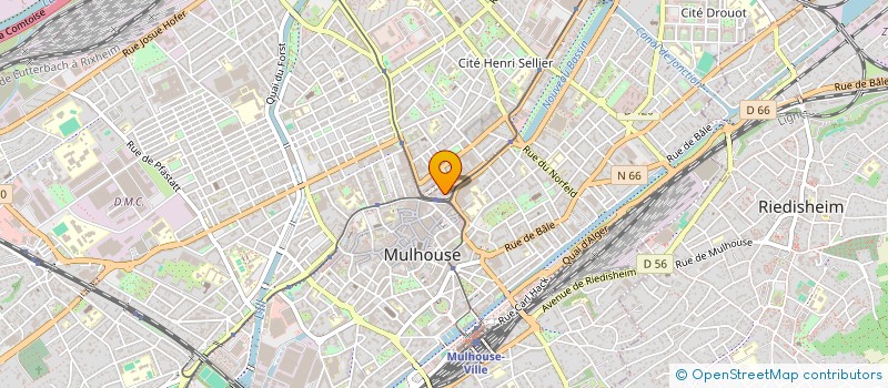 localisation de l'entreprise SJEM-FRANCE  MULHOUSE