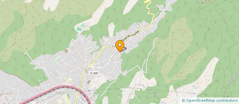 localisation de l'entreprise SJEV BI TOULON à CEYRESTE