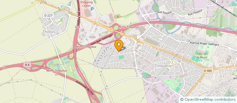 localisation de l'entreprise SJF  TINQUEUX